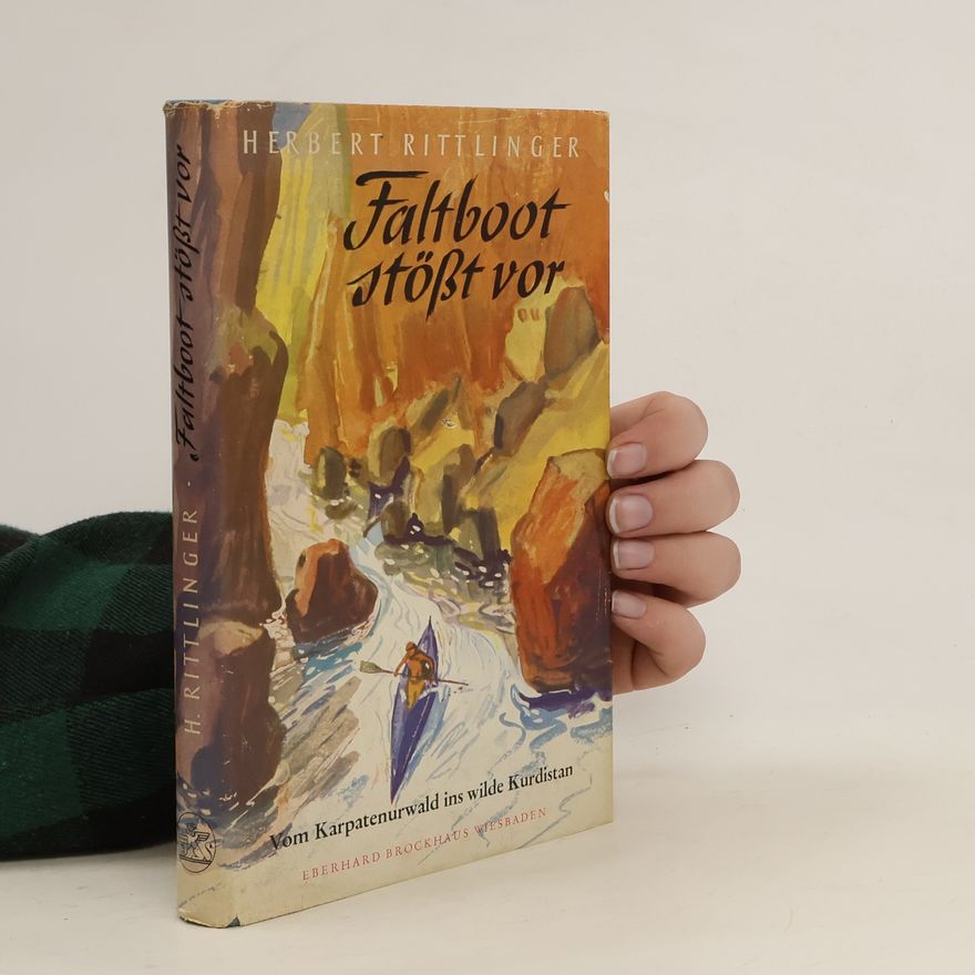 Herbert Rittlinger Faltboot stößt vor
