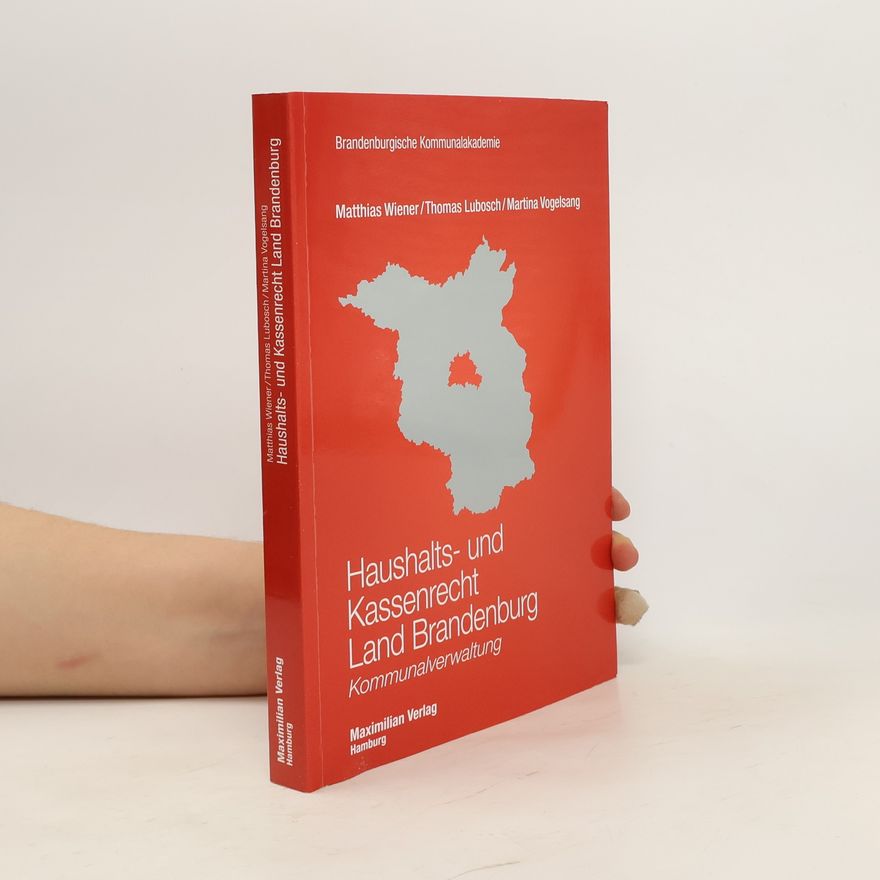 Matthias Wiener Haushalts- und Kassenrecht Land Brandenburg