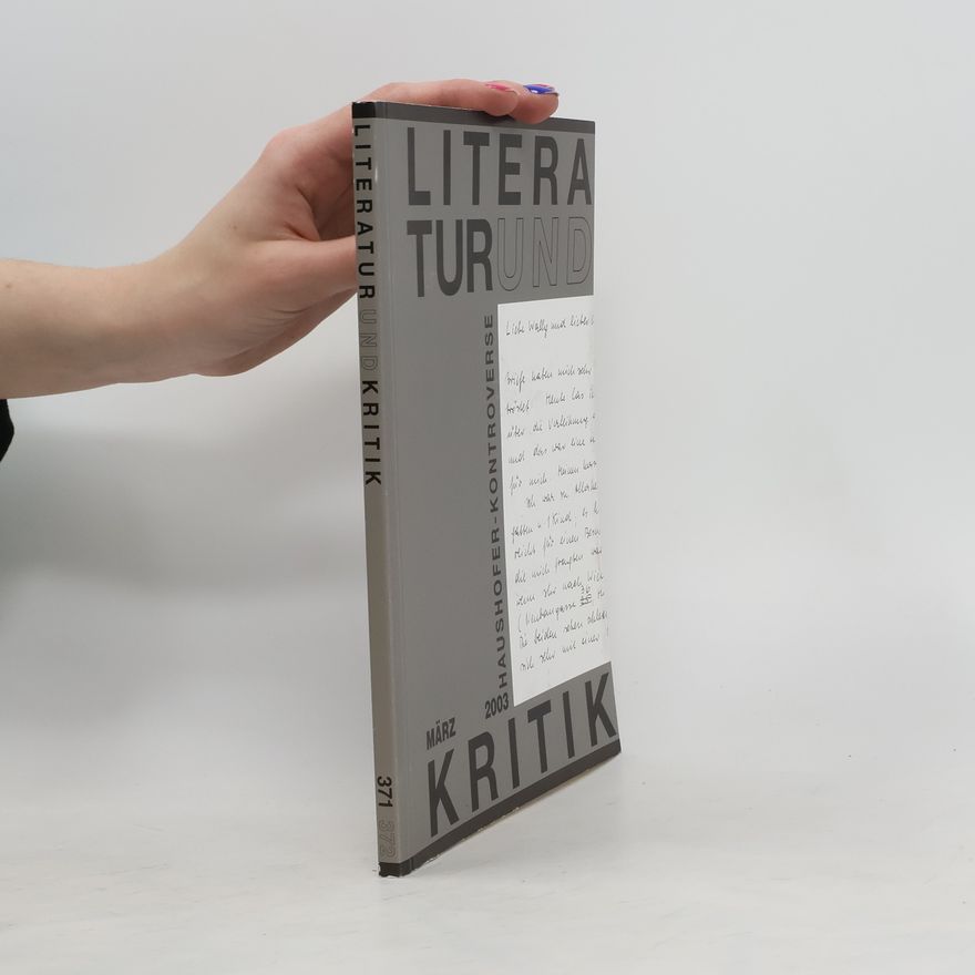 Various authors Literatur und Kritik 3/2003