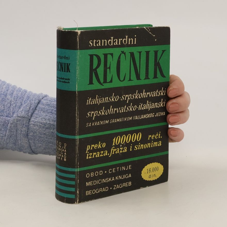 Autorenkollektiv Standardni rečnik italijansko-srpskohrvatski, srpskohrvatski-italijanski