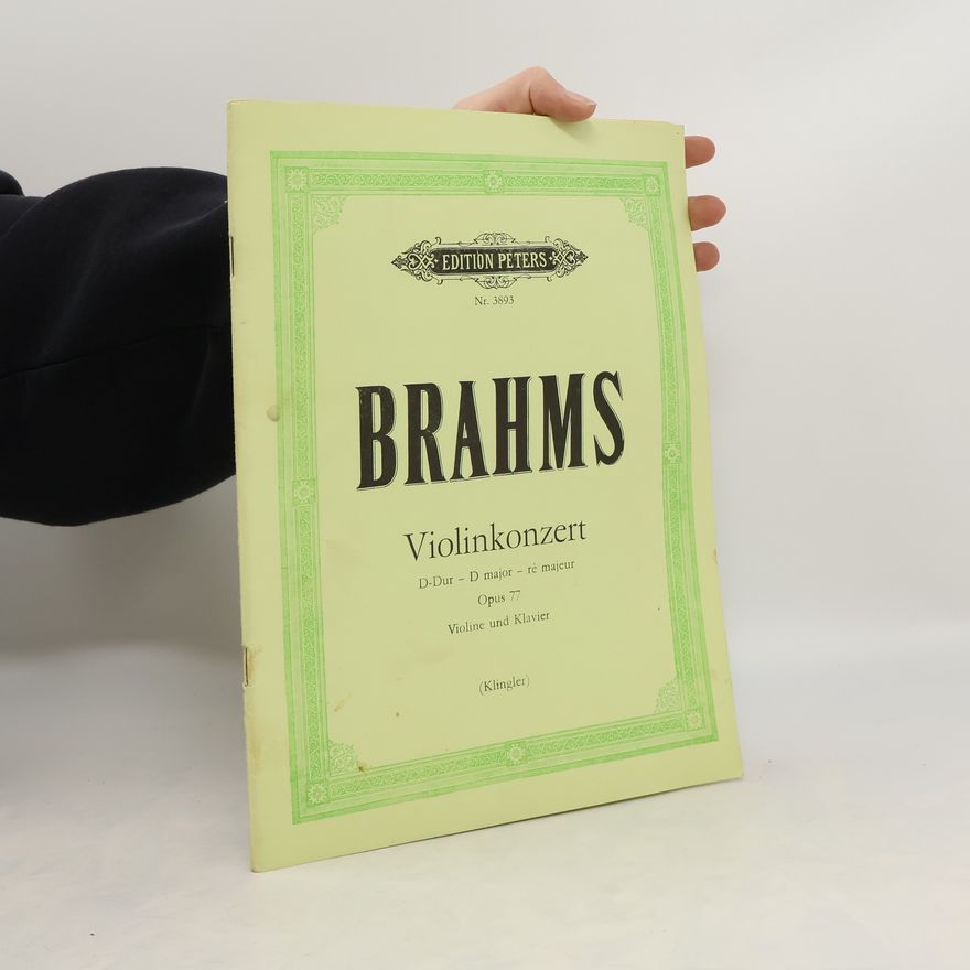 Autorenkollektiv Brahms. Violinkonzert D-dur. Nr. 3893