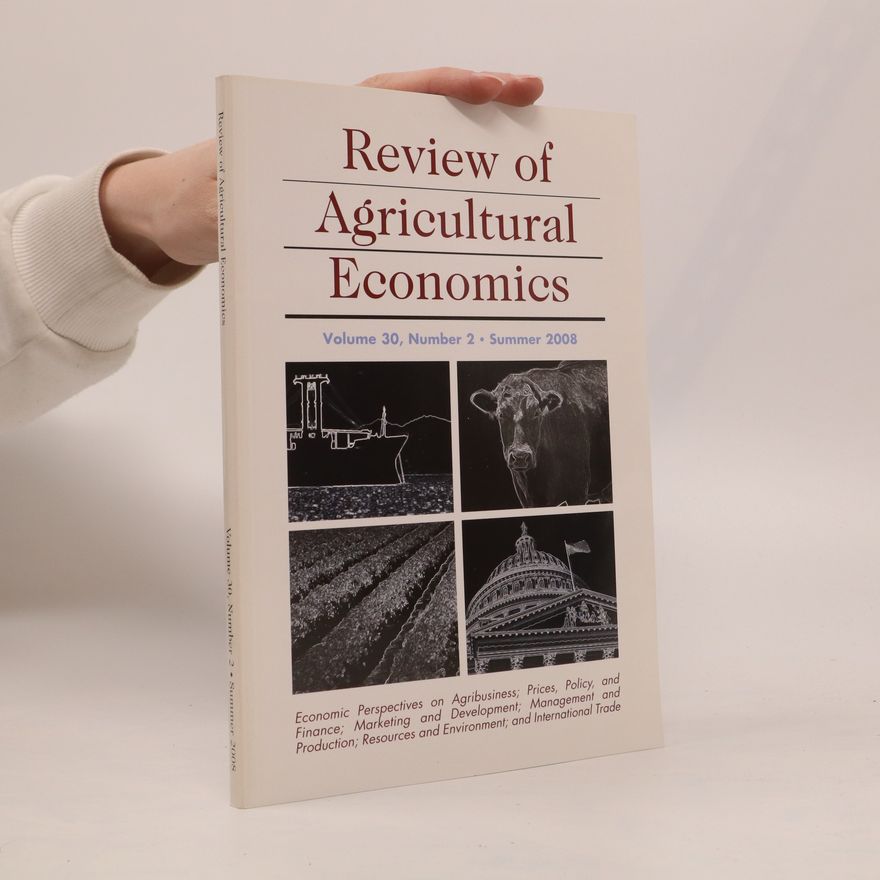 Kolektiv autorů Review of Agricultural Economics 2/2008