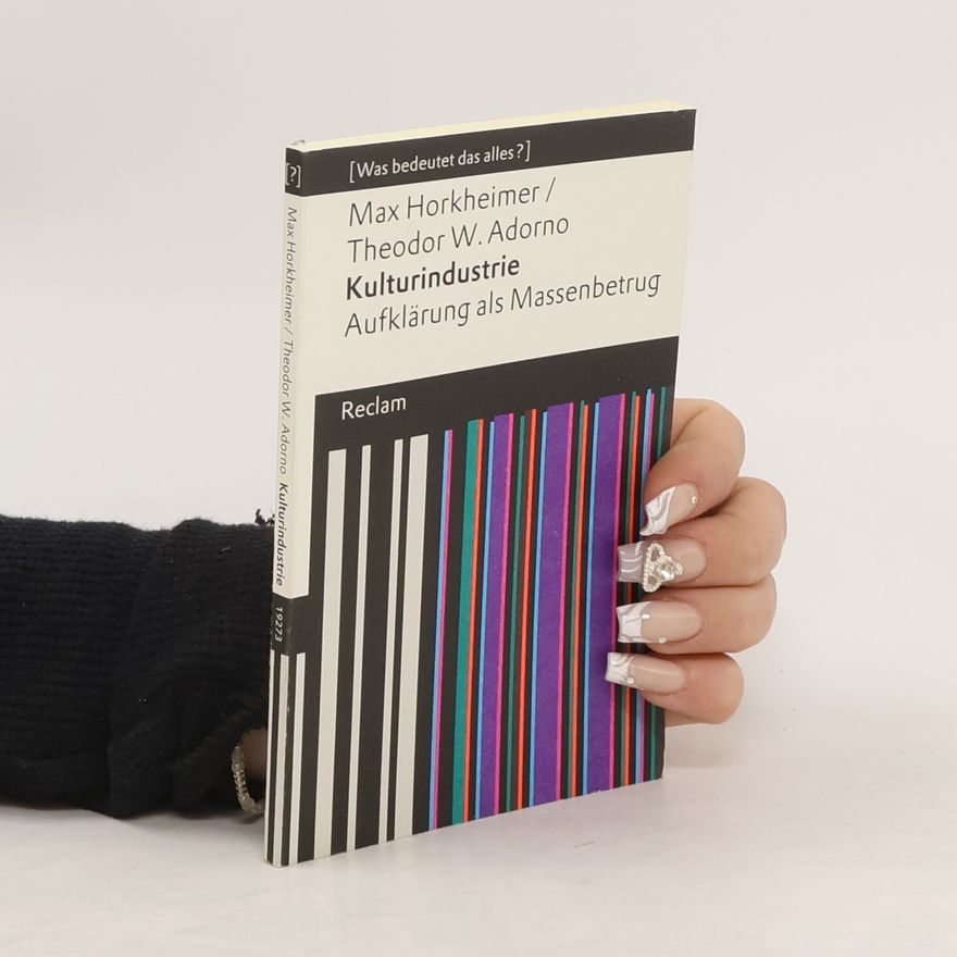 Max Horkheimer Kulturindustrie