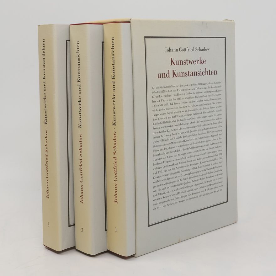 Johann Gottfried Schadow Kunstwerke und Kunstansichten