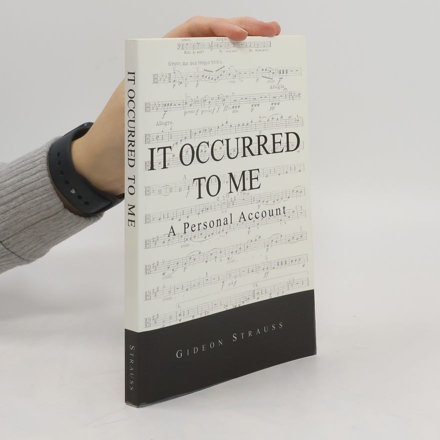 Gideon Strauss It Occurred to Me
