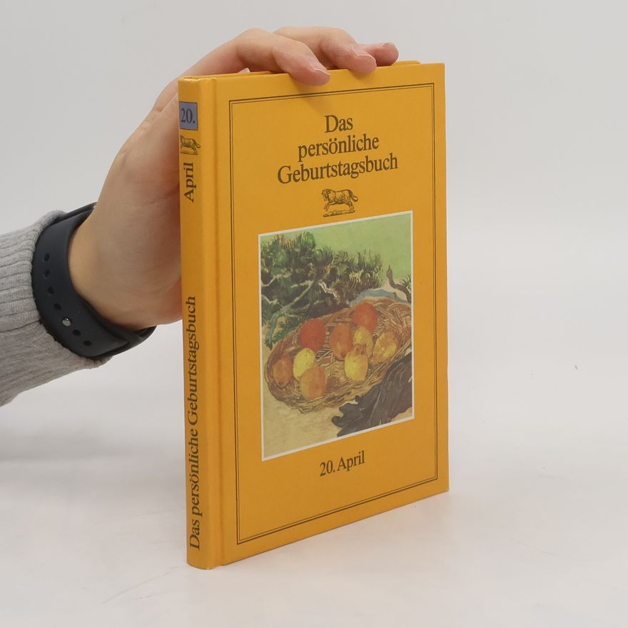 Martin Weltenburger Das persönliche Geburtstagsbuch 20. April