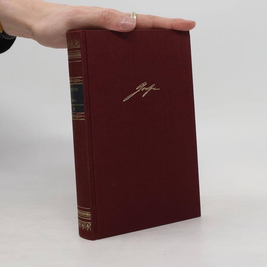 Johann Wolfgang von Goethe Poetische Werke in Zehn Bänden. Band 8