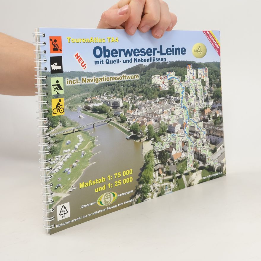 Erhard Jübermann TourenAtlas Wasserwandern / TourenAtlas TA4 Oberweser-Leine