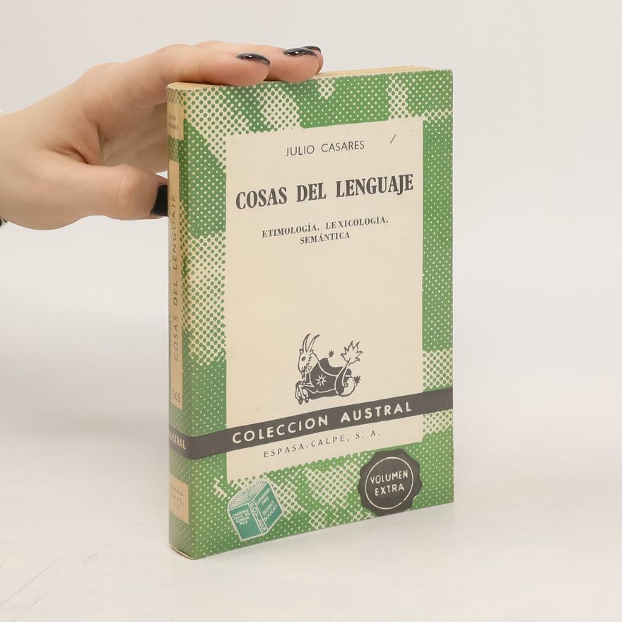 Julio Casares Cosas del lenguaje