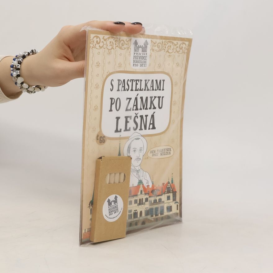 Eva Chupíková S pastelkami po zámku Lešná