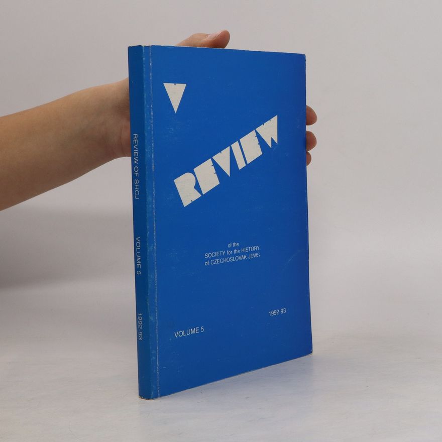 AA.VV. Review of the Society for the History of Czechoslovak Jews. Vol. 5