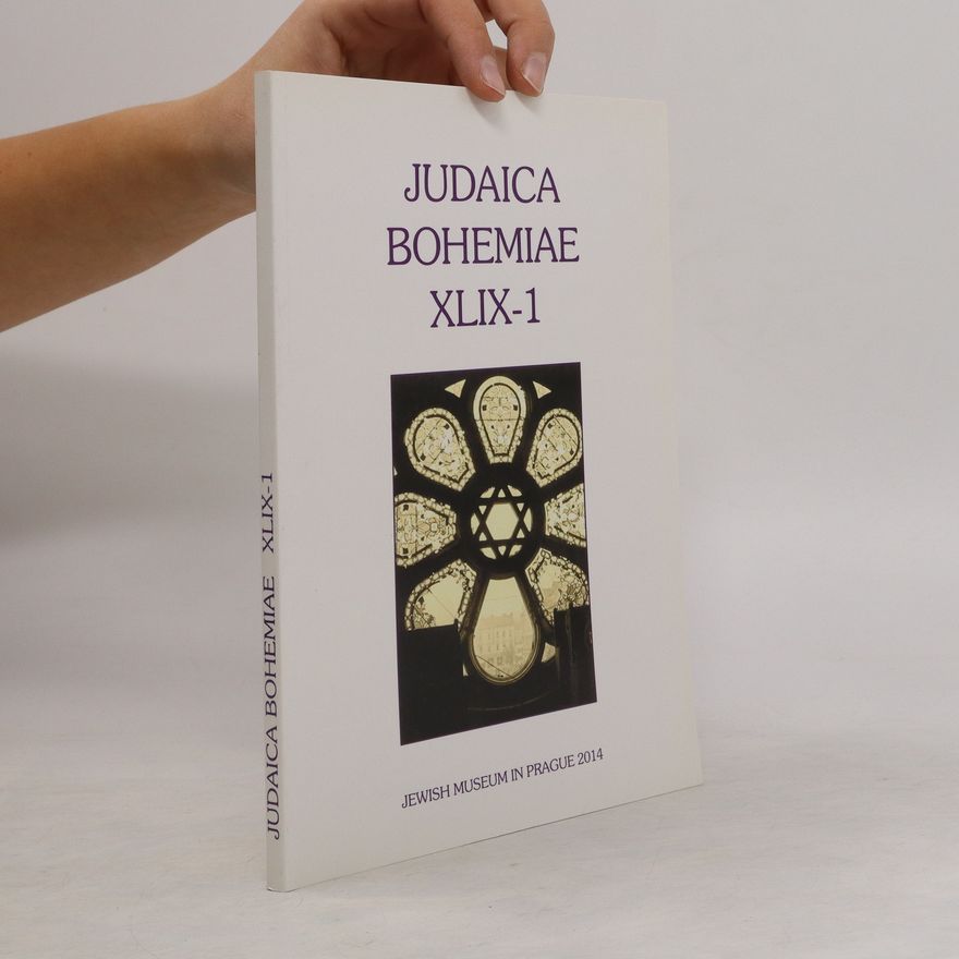 Autorenkollektiv Judaica Bohemiae XLIX-1