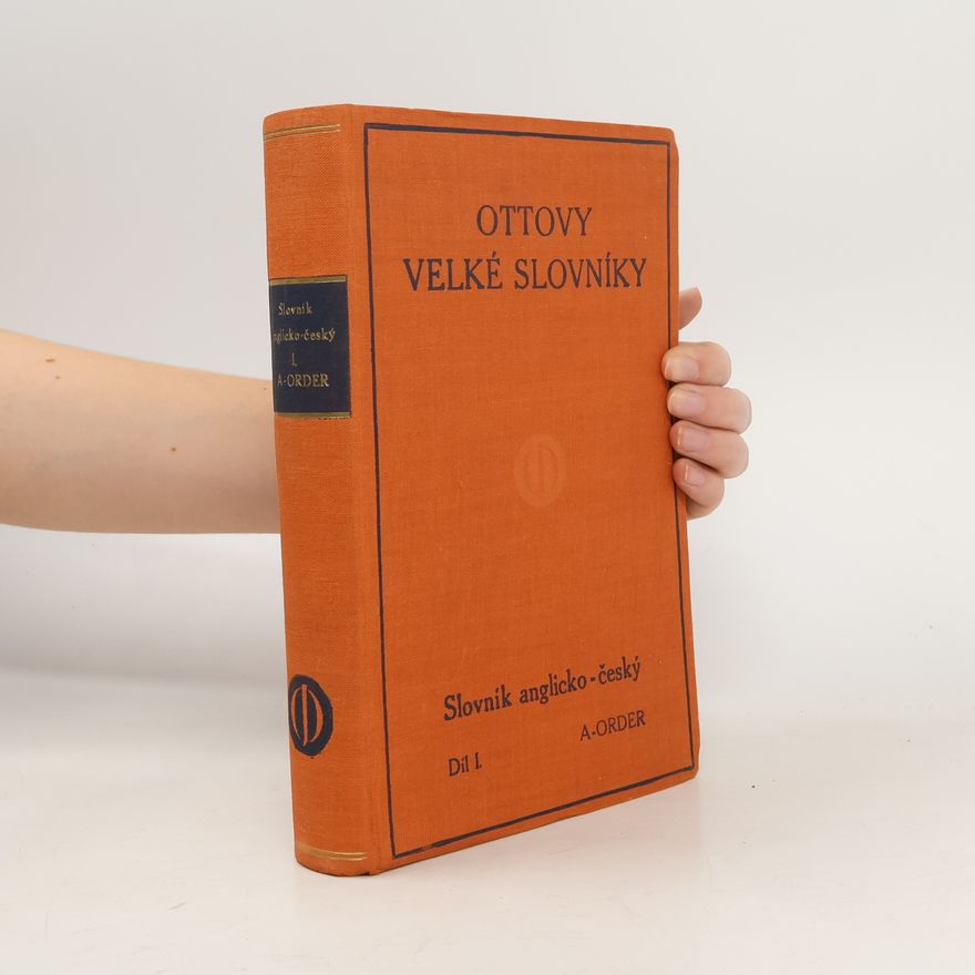 V. A. Jung Slovník anglicko-český. Díl I