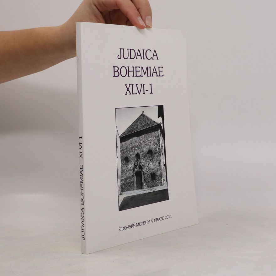 Autorenkollektiv Judaica Bohemiae XLVI-1