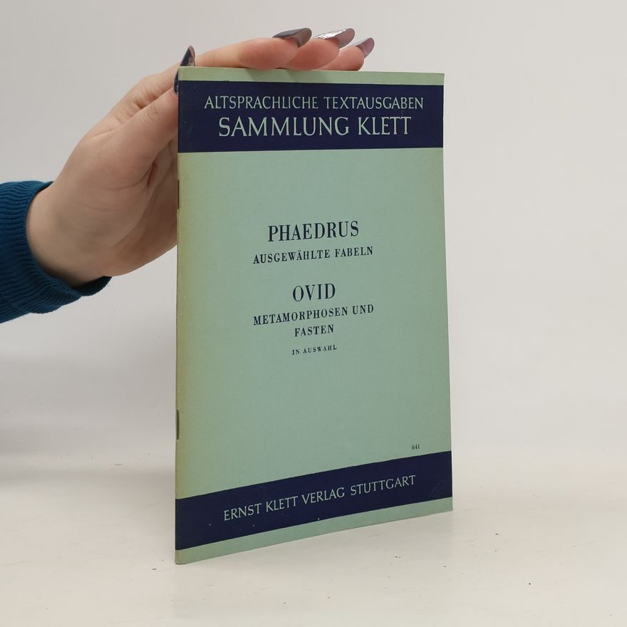 Auteurscollectief Altsprachliche Textausgaben Sammlung Klett