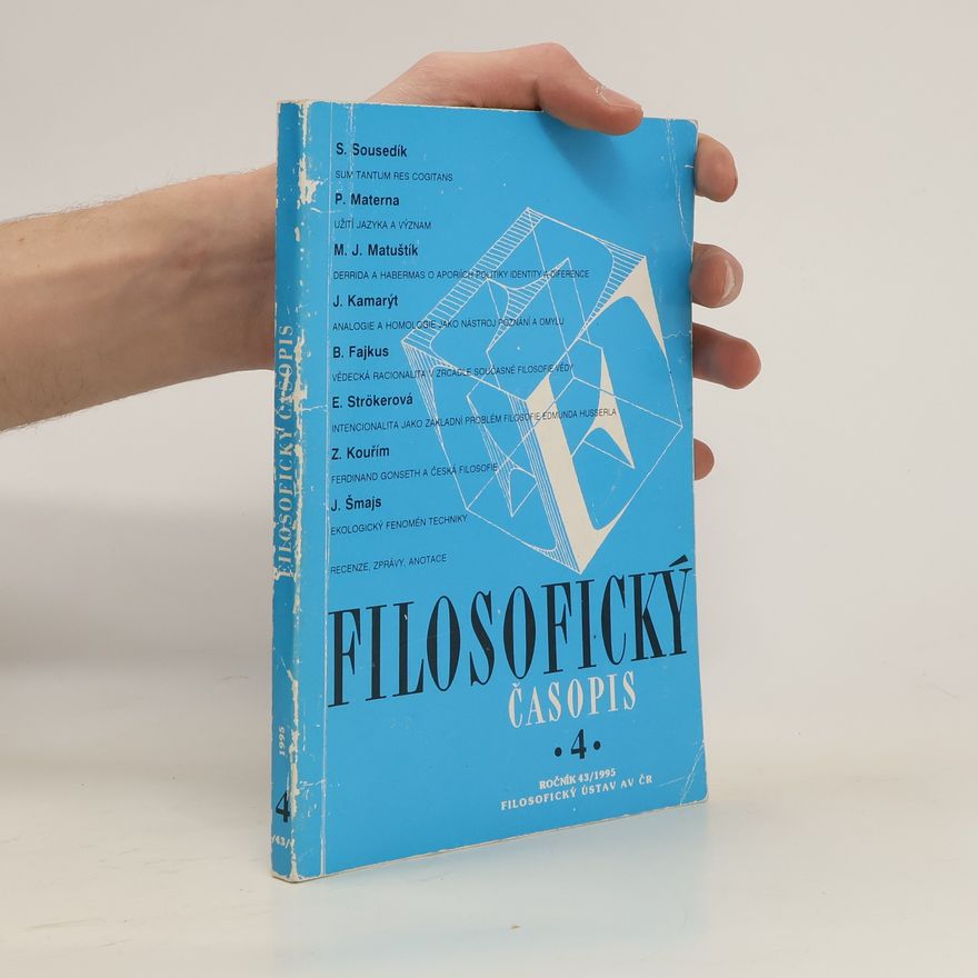Kolektiv autorů Filosofický časopis 4 43/1995