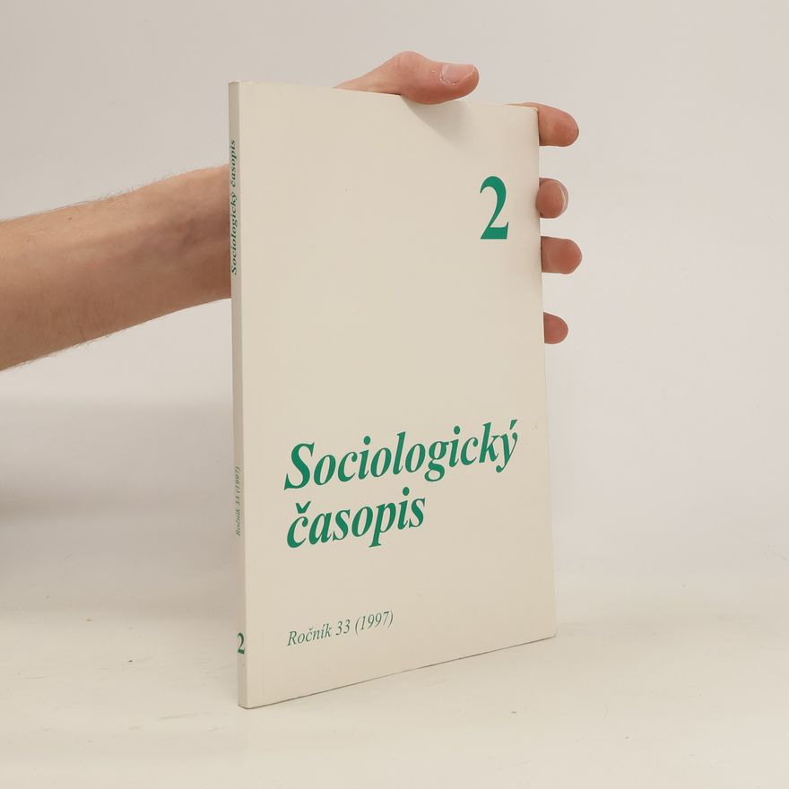 Collectif d'auteurs Sociologický časopis 2/1997
