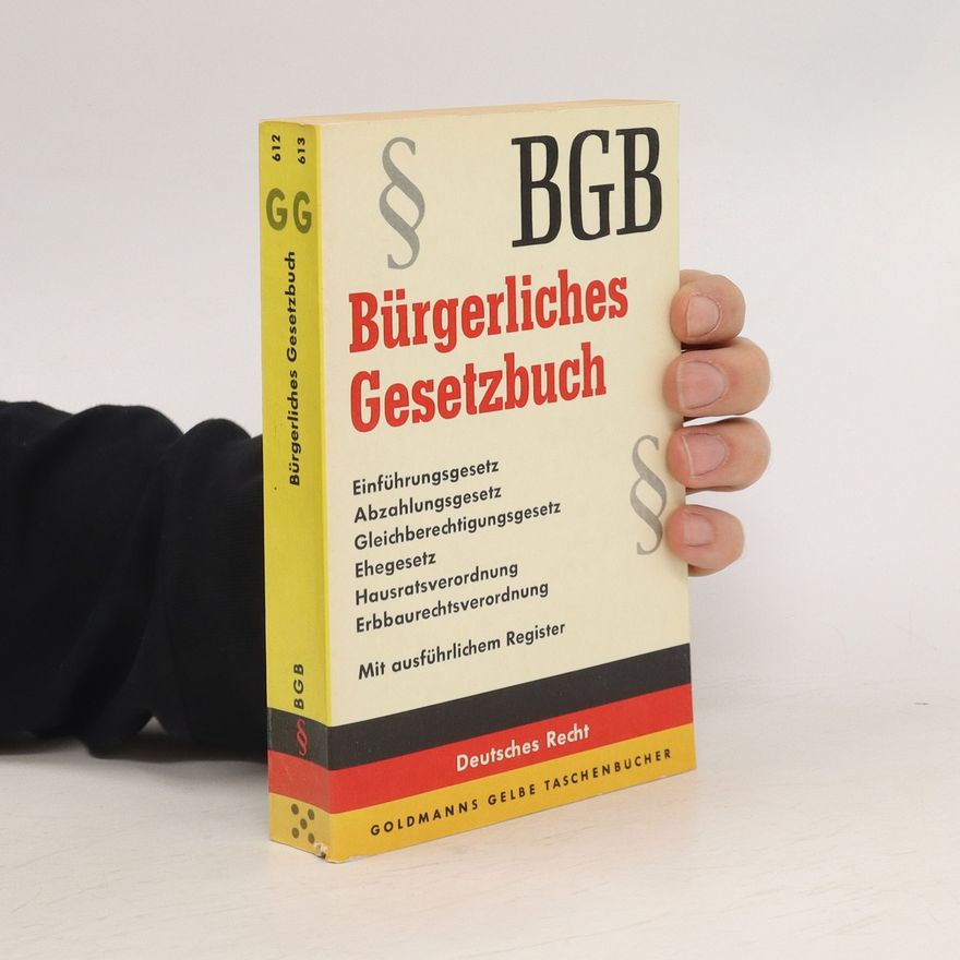 Kolektiv autorů Bürgerliches Gesetzbuch