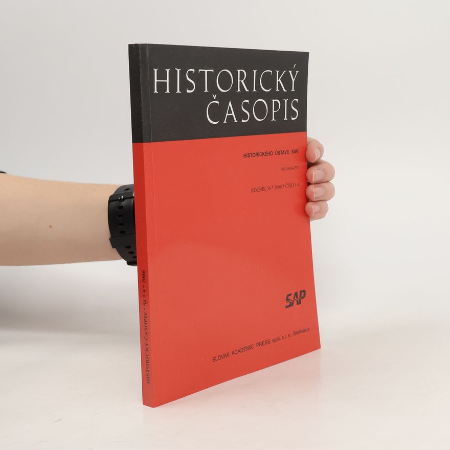 Autorenkollektiv Historický časopis 1/2006. Ročník 54
