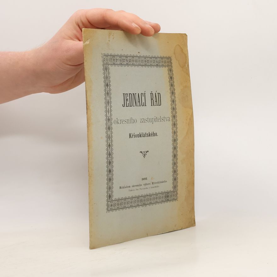 Autorenkollektiv Jednací řád okresního zastupitelstva Křivoklátského