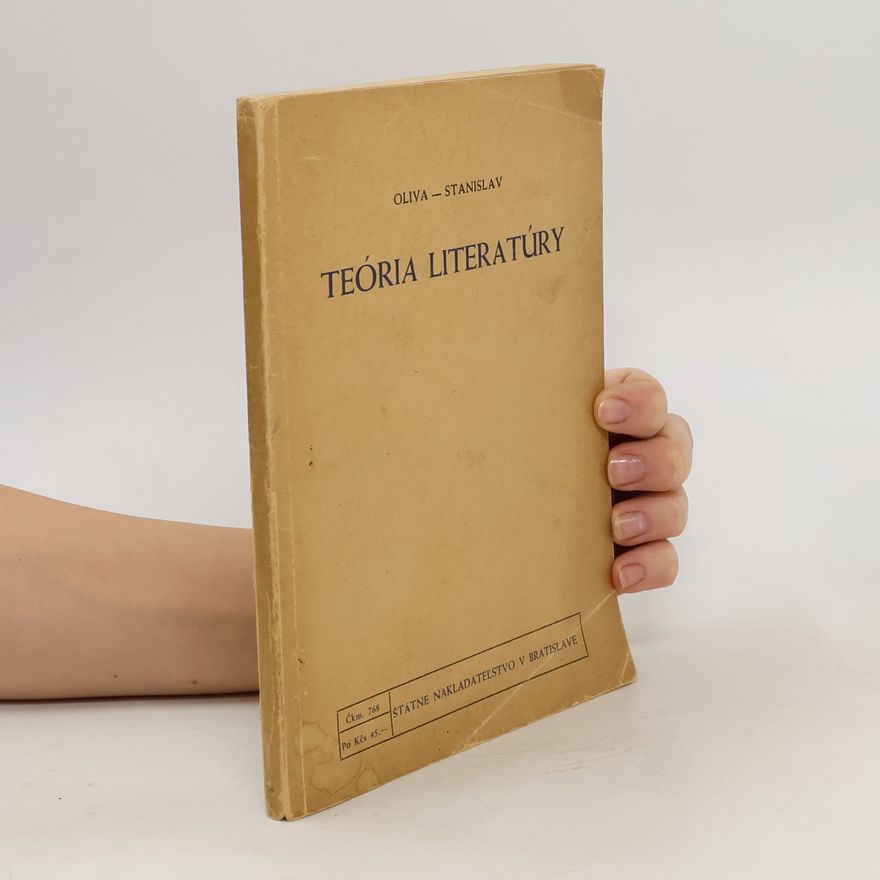 Ján Stanislav Teória literatúry