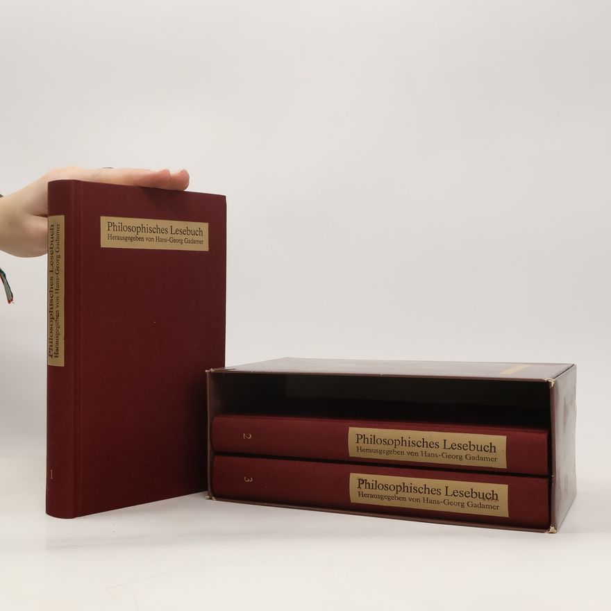 Hans-Georg Gadamer Philosophisches Lesebuch 1 - 3