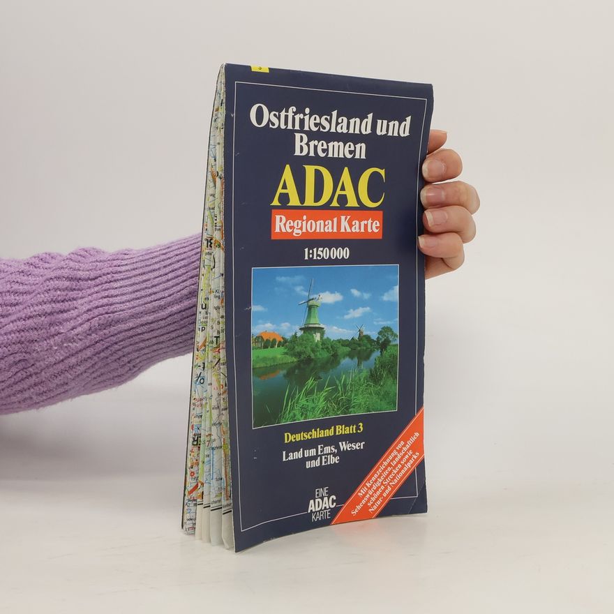 Kolektiv autorů Ostfriesland und Bremen ADAC. Regional Karte