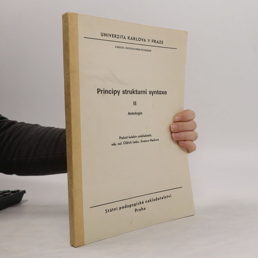 Kolektiv autorů Principy strukturní syntaxe II