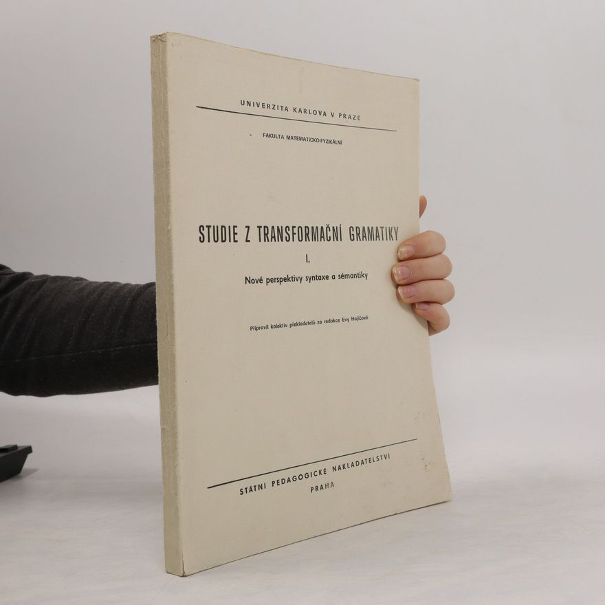 Collectif d'auteurs Studie z transformační gramatiky