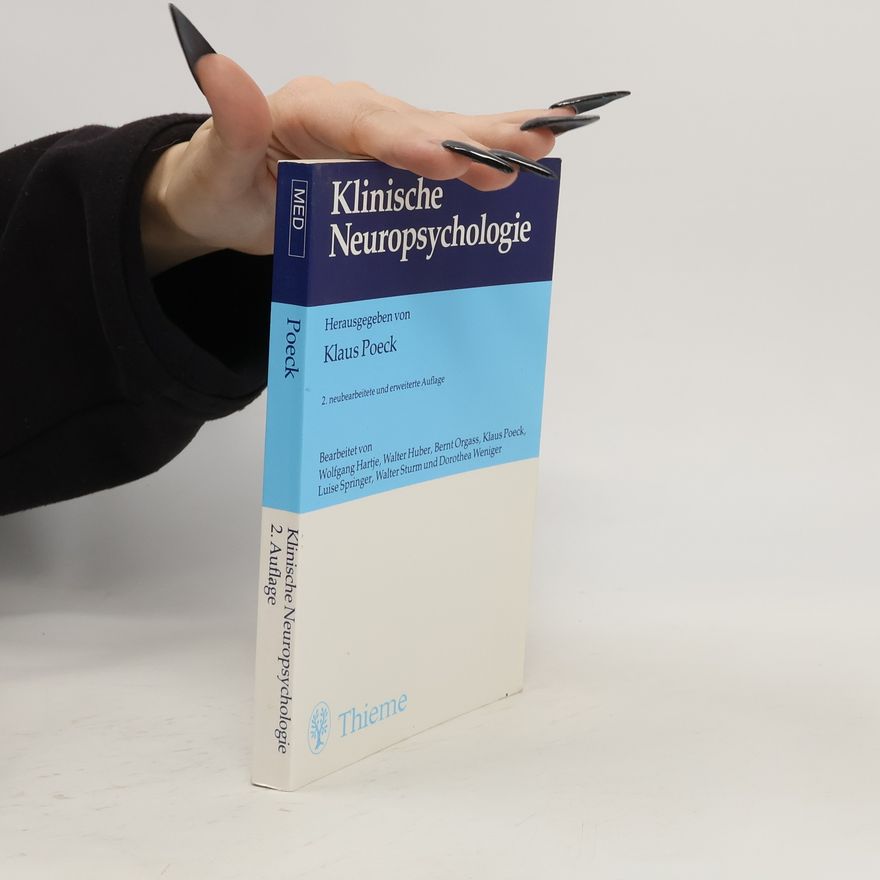 Klaus Poeck Klinische Neuropsychologie