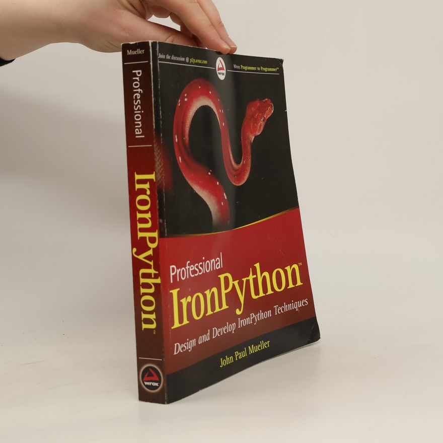 John Paul Mueller Professional IronPython