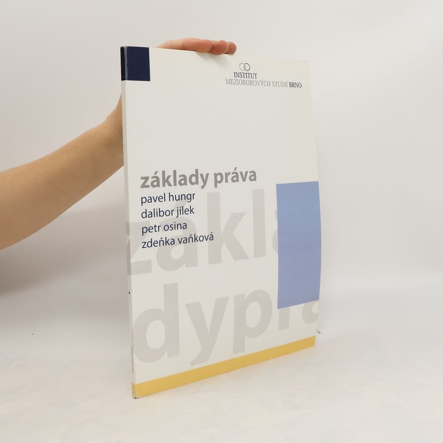 doc. JUDr. Pavel Hungr Základy práva
