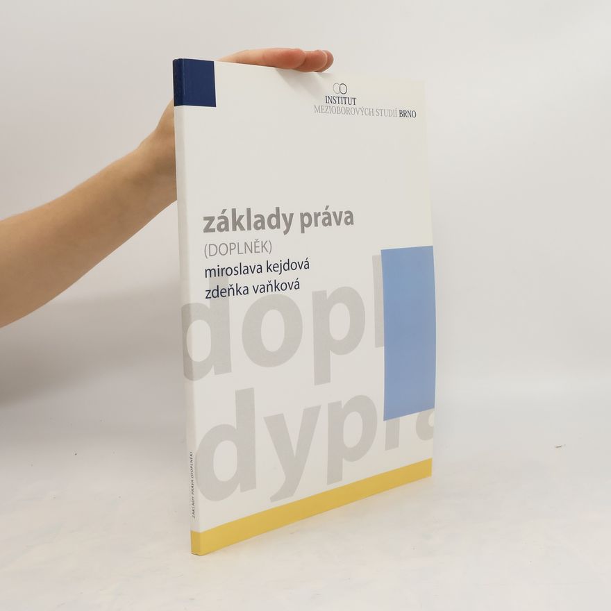 Miroslava Kejdová Základy práva (doplněk)
