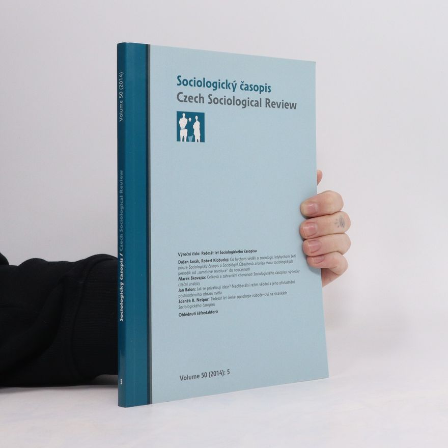 Various authors Sociologický časopis (ročník 50, číslo 2)