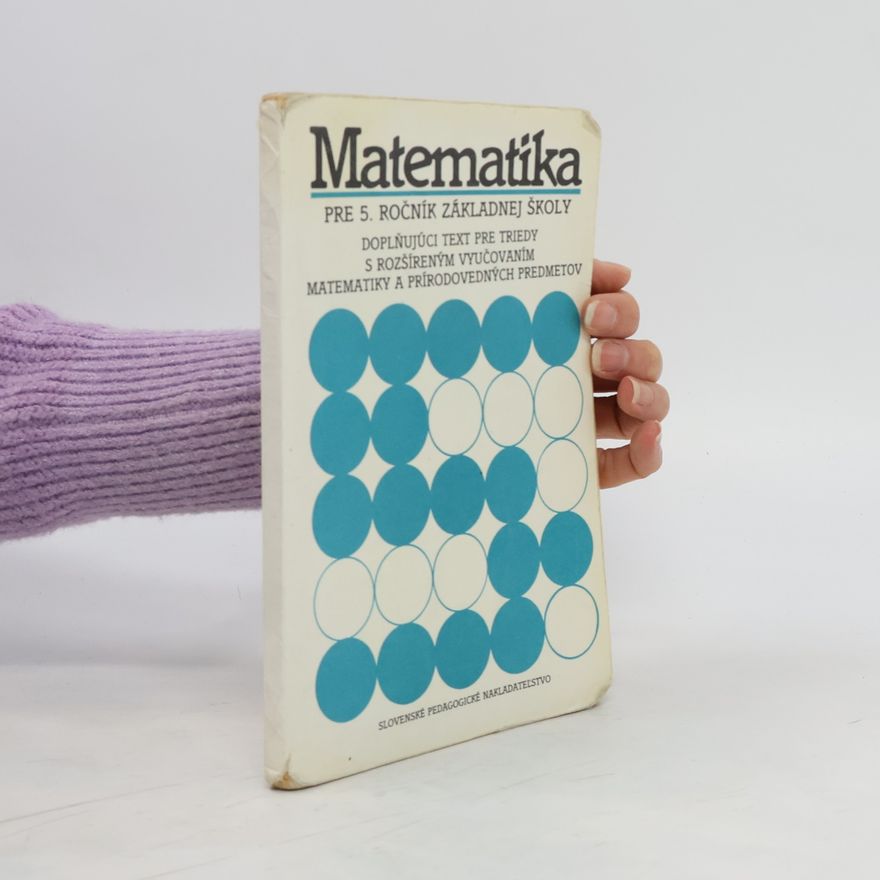 Vladimír Dřízal Matematika pre 5. ročník základnej školy
