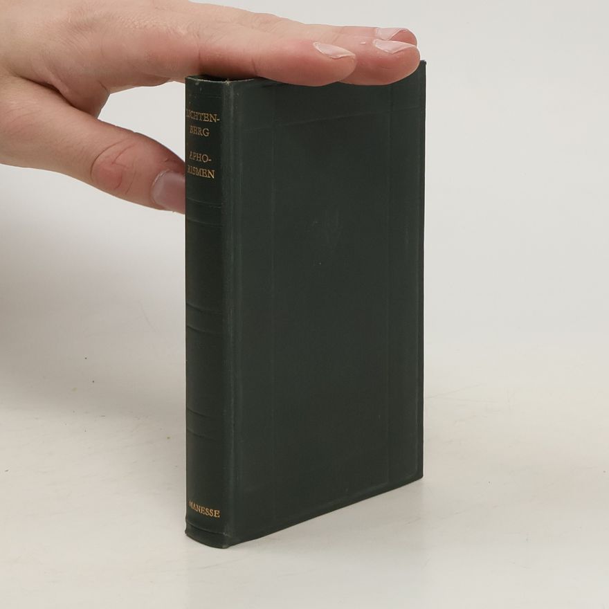 Georg Christoph Lichtenberg Aphorismen
