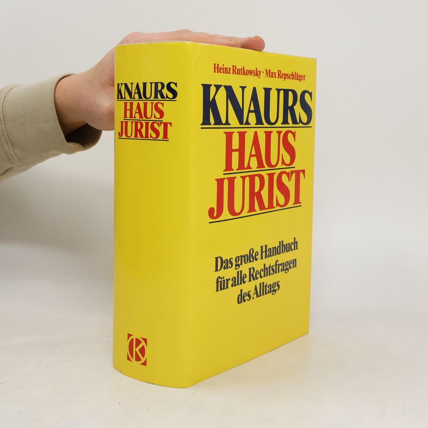 Max Repschläger Knaurs Haus Jurist