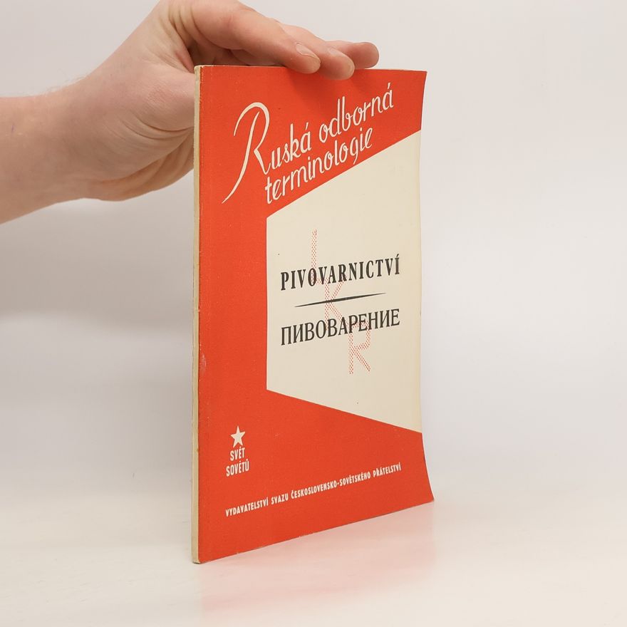 Adolf Vinšálek Ruská odborná terminologie pivovarnictví