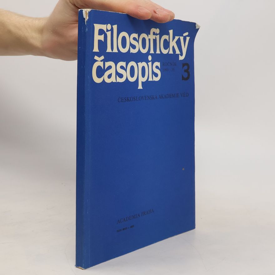 Autorenkollektiv Filosofický časopis 3, 1990/38