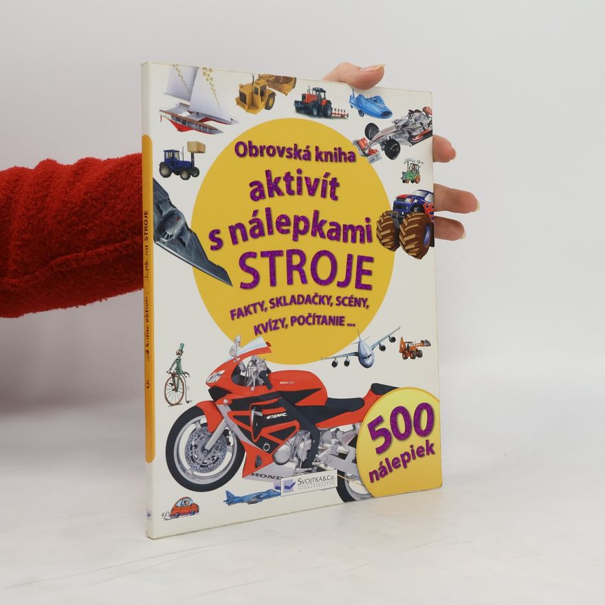 Kolektiv autorů Obrovská kniha aktivít s nálepkami. Stroje