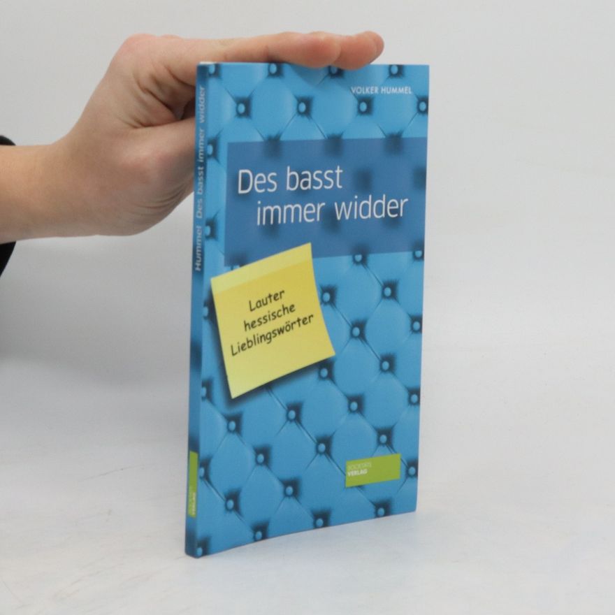 Volker Hummel Des basst immer widder