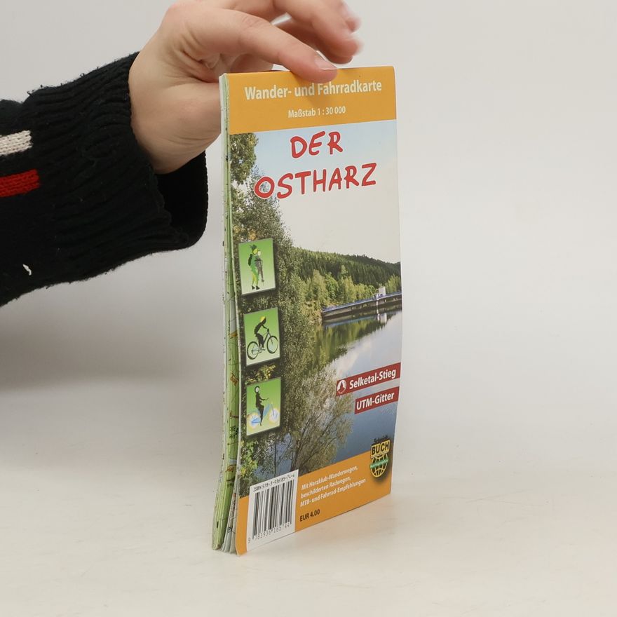 Bernhard Spachmüller Der Ostharz, Wander- und Fahrradkarte
