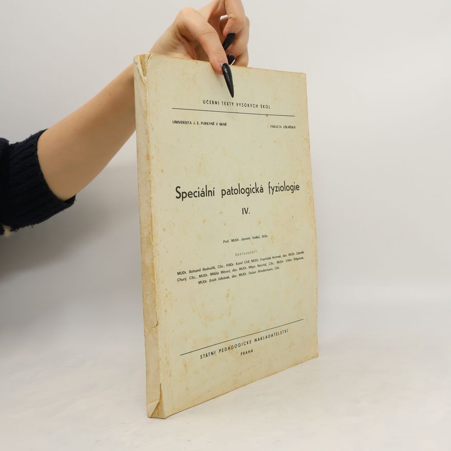 Jaromír Vašků Speciální patologická fyziologie IV. Patologická fyziologie nervové soustavy