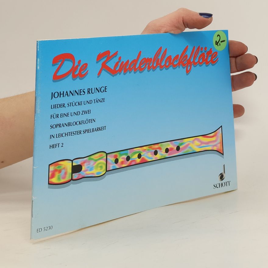 Johannes Ruge Die Kinderblockflöte