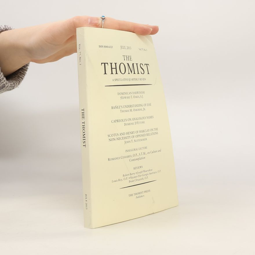 Various authors The Thomist vol. 77 No. 3