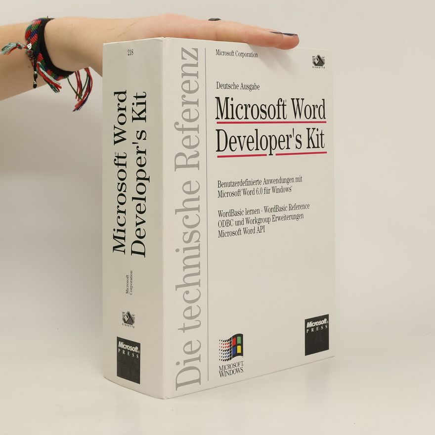 Kolektiv autorů Microsoft Word Developer's Kit