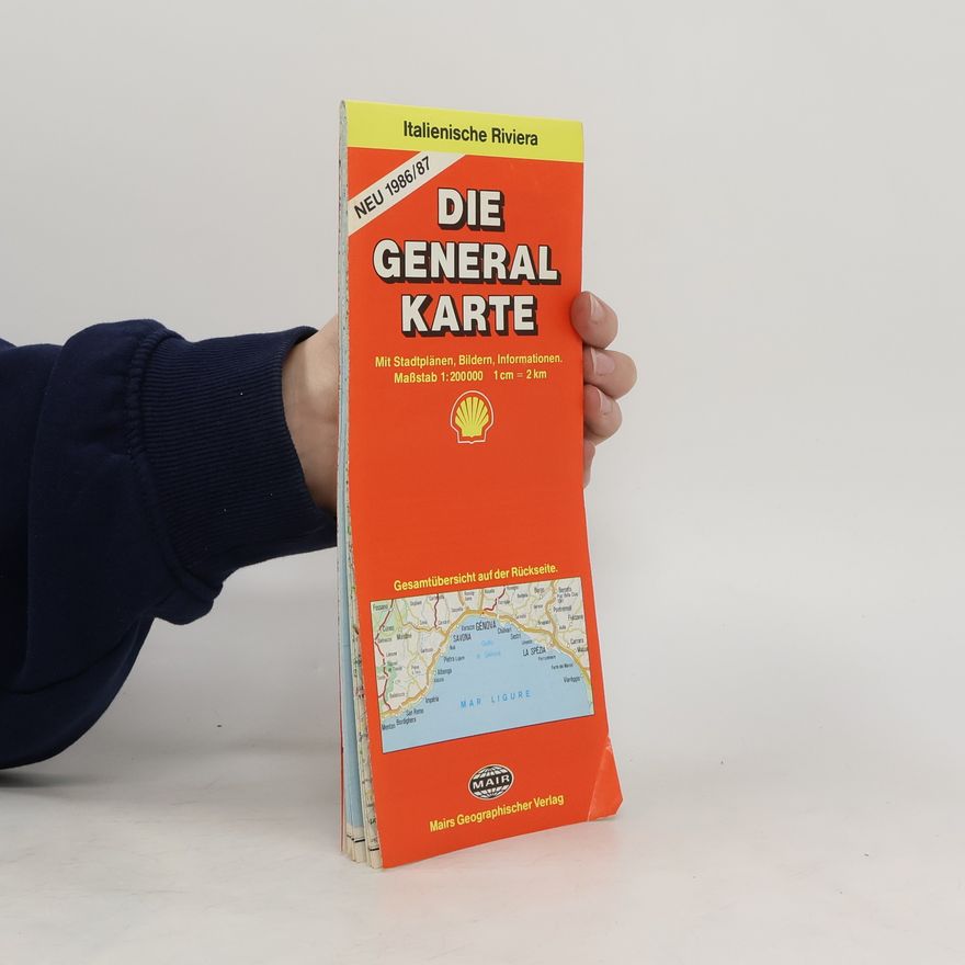 Kolektiv autorů Italienische Riviera. Die General Karte