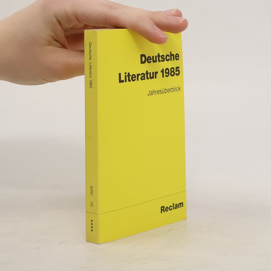 Autorenkollektiv Deutsche Literatur 1985