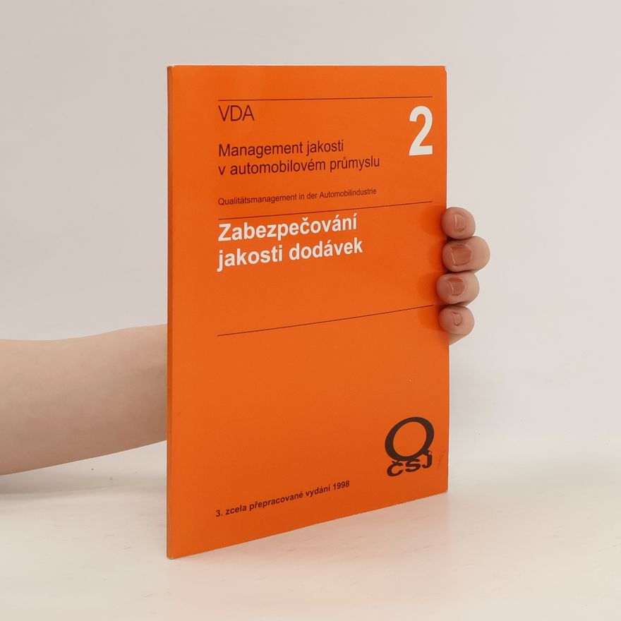 Kolektiv autorů Zabezpečování jakosti dodávek 2
