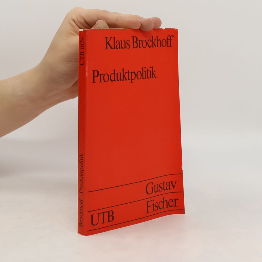 Klaus Brockhoff Produktpolitik